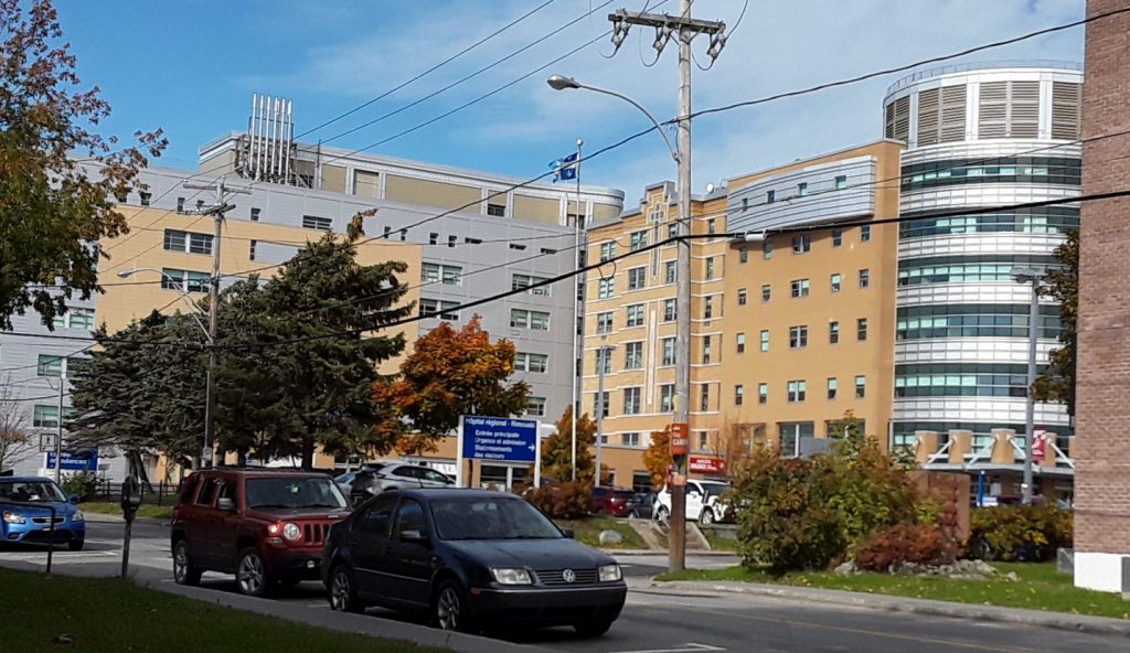 L'Hôpital régional de Rimouski.