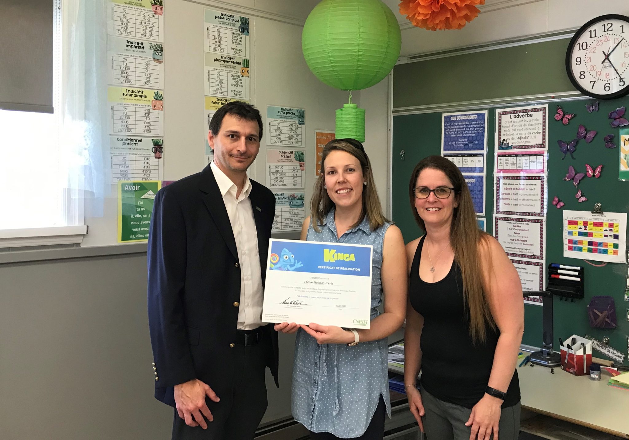 L’École La Chanterelle remporte un prix de 10 000 Journal Le Soir